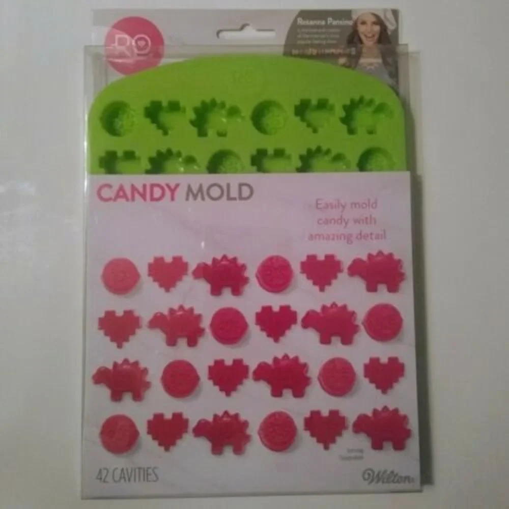 2/$20 Wilton RO Silicone Candy Mold Nerdy Nummies Rosanna Pansino 42 Cavities
